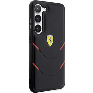 Ferrari FEHCS23SPBAK S23 S911 czarny/black hardcase Hot Stamp Lines - Etui i futerały do telefonów - miniaturka - grafika 4