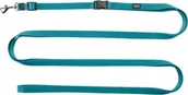 Smycze dla psów - Chaba CHABA SMYCZ SPACEROWA Z PASEM BIODROWYM 10mm/4m MORSKA - miniaturka - grafika 1