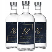 Akcesoria do pakowania - ETYKIETA NA BUTELKĘ 18 GRANATOWY ZŁOTY 10szt Z2 - miniaturka - grafika 1