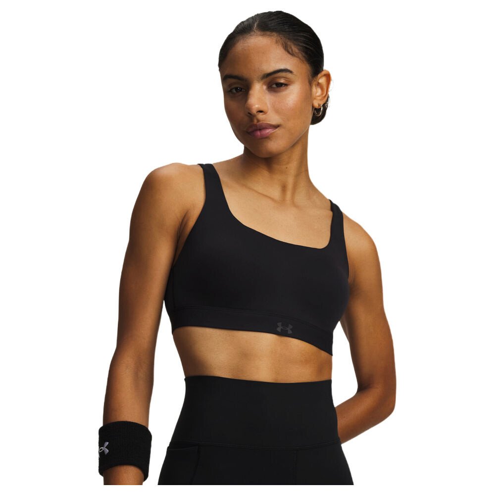 Biustonosz damski Under Armour Effortless High Bra Black/Jet Gray S A-C