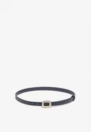 Paski - Granatowy Pasek z Geometryczną Klamrą Pitanea - miniaturka - grafika 1