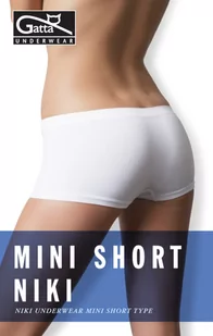 FIGI GATTA MINI SHORT NIKI (kolor biały, rozmiar XL) - Majtki damskie - miniaturka - grafika 1