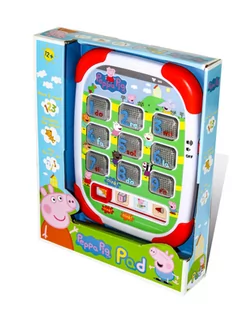 HH Tablet edukacyjny Świnka Peppa 62312-P1P - Zabawki interaktywne dla dzieci - miniaturka - grafika 1