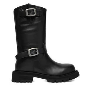 Botki G-Star Raw EO-ERVA-LT2520-101 Czarny - Botki damskie - miniaturka - grafika 1