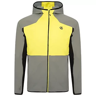 Dare2b męska kurtka Aptile II SftShll, zielona agawa/neonowa wiosna/czarna, XL - Kurtki męskie - miniaturka - grafika 1