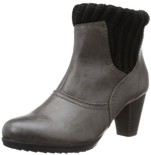 Softline Damskie buty Darla-B-1-1 8-26369-21 001 kozaki i botki, szary - Szary Grey 200-41 EU Weit