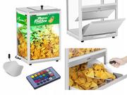 Maszyny do popcornu - Royal Catering Podświetlany podgrzewacz do nachos popcornu orzeszków LED 100W RCNW-1L - miniaturka - grafika 1