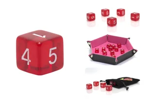 Kostka K6 1,6 cm RPG Wino Wampirów Kość Sześciościenna - Gry planszowe - miniaturka - grafika 1