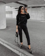 Komplety damskie - Komplet damski OLAVOGA BONITA 2024 czerń S - Fashionplace - miniaturka - grafika 1