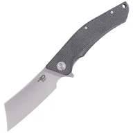 Noże - Nóż składany Bestech Cubis Black Micarta, Stonewashed / Satin D2 (BG42A) - miniaturka - grafika 1