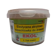 Szpachlówki - Elastyczna szpachlówka do drewna 1 kg Dąb Średni EKOL - miniaturka - grafika 1