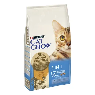 Purina Cat Chow Special Care 3in1 Turkey 15 kg - Sucha karma dla kotów - miniaturka - grafika 2