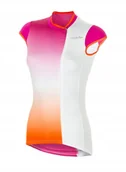 Kurtki rowerowe - Fusion W Jersey FUCSIA/WHITE/ORANGE - L - miniaturka - grafika 1