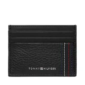 Etui na dokumenty i karty - Etui na karty kredytowe Tommy Hilfiger Th Central Cc Holder AM0AM14228 Czarny - miniaturka - grafika 1