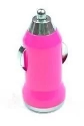 Ładowarka Samochodowa Wtyk Micro Usb Różowy - Ładowarki samochodowe - miniaturka - grafika 1