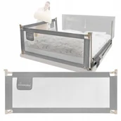 Zabezpieczenia dla dzieci - PRIMABOBO Barierka ochronna do łóżka CLASSIC 180cm dla dzieci, SKŁADANA - miniaturka - grafika 1