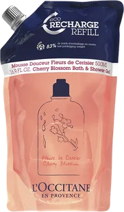 Żel pod prysznic L'Occitane en Provence Cherry Blossom Wkład wymienny 500 ml (3253581766651) - Żele pod prysznic dla mężczyzn - miniaturka - grafika 1