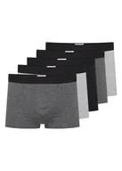 Majtki męskie - Bokserki Outset Henderson 5-pak czarny, szary, popielaty L - miniaturka - grafika 1