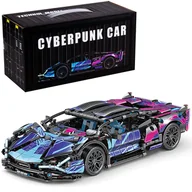 Mały naukowiec - ZESTAW KLOCKÓW KONSTRUKCYJNYCH RTDR457 Cyberpunk Car - miniaturka - grafika 1