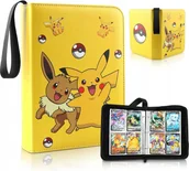 Gry karciane - PRO ALBUM NA 400 KART POKEMON PIKACHU WODOODPORNY NA SUWAK Z UCHWYTEM - miniaturka - grafika 1