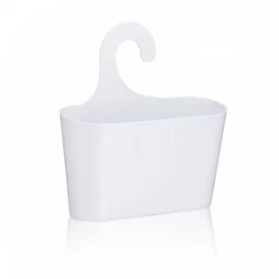 Kela wieszany kosz na akcesoria 26 x 8,5 x 14 cm biały KE-24272 - Pojemniki łazienkowe - miniaturka - grafika 1