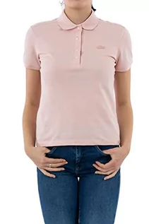 Koszulki i topy damskie - Lacoste Damska koszulka polo Slim Fit, Nidus, 36 - grafika 1