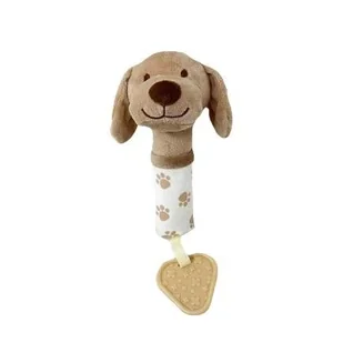 Zabawka z dźwiękiem piesek 17cm - Gryzaki dla dzieci - miniaturka - grafika 1