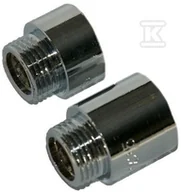 Akcesoria hydrauliczne - Przedłużka 1/2"x15mm mosiądz chromowany Onnline - miniaturka - grafika 1