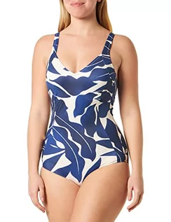Stroje kąpielowe - Triumph Women's Summer Allure OW 01 kostium kąpielowy, niebieski (Blue-Light Combination), 44B, Blue - Light Combination, 44 - grafika 1