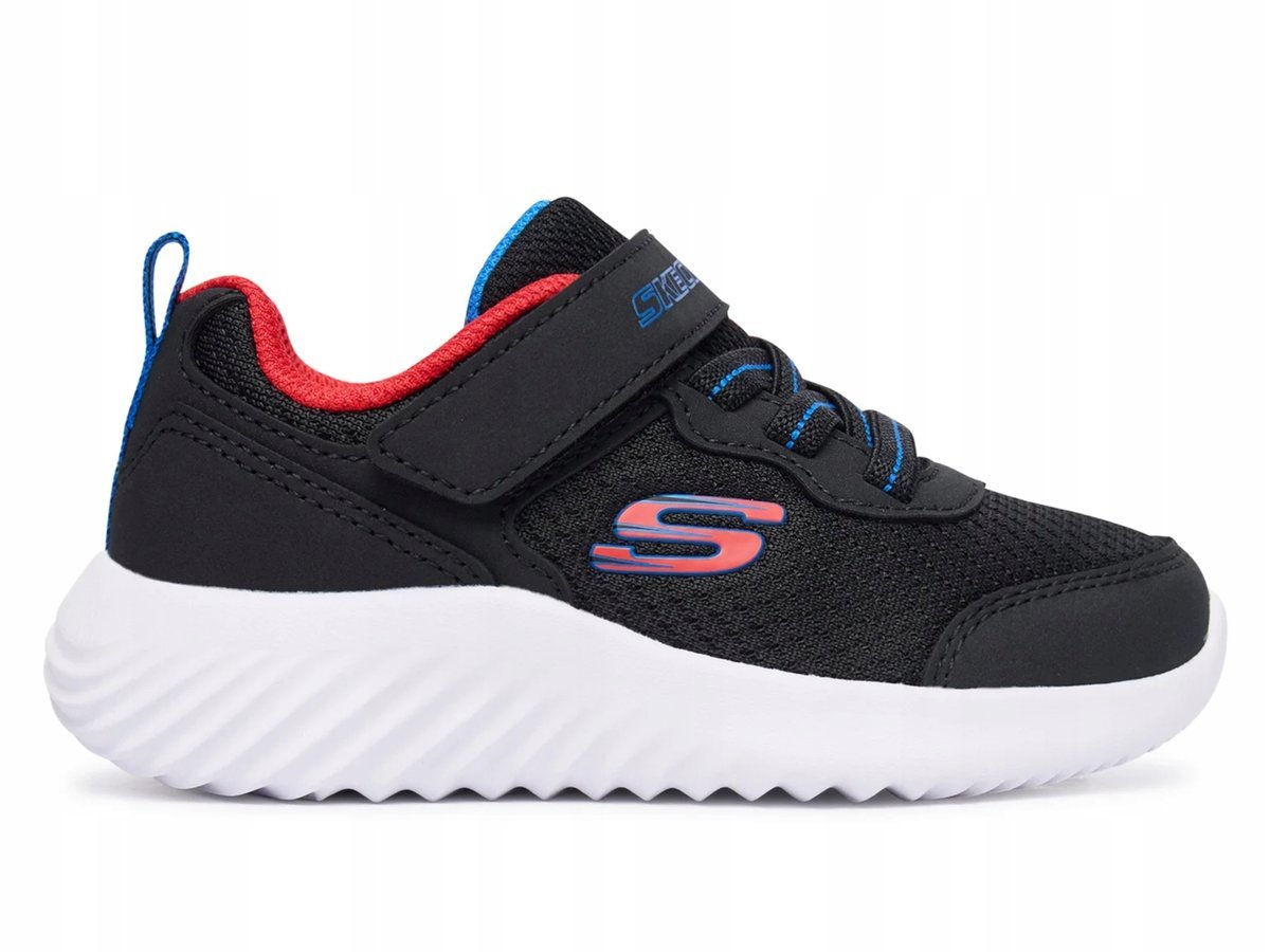 BUTY dziecięce SKECHERS sportowe 403906N-BLK lekkie dla chłopca czarne 25 25