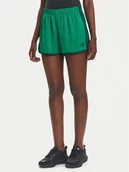 Spodenki damskie - adidas Szorty sportowe adicolor 3-Stripes Sprinter JZ3512 Zielony Loose Fit - miniaturka - grafika 1