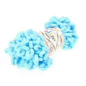 Pasmanteria - Alize, włóczka dziecięca Puffy 287, turkusowy - miniaturka - grafika 1