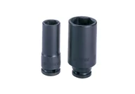 Klucze i nasadki - NASADKA DŁUGA UDAROWA 3/8" 10mm x 65mm, 6-kąt King Tony - miniaturka - grafika 1