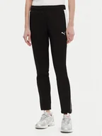 Spodnie sportowe damskie - Puma Spodnie dresowe T7 Always On 629798 Czarny Slim Fit - miniaturka - grafika 1