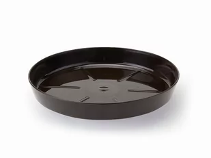 LAMELA Podstawka plastik czarna śr.12,6cm - Donice - miniaturka - grafika 1