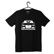 Odzież do sportów motorowych - Czarny T-shirt koszulka Audi RS6-XL - miniaturka - grafika 1