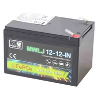 Akumulatory ogólnego zastosowania - Akumulator MWLJ LiFePO4 12.8V 12Ah 153Wh IN (12-12-IN) - miniaturka - grafika 1