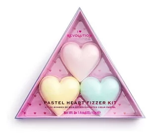 Makeup Revolution London Makeup Revolution London I Heart Revolution Pastel Heart Fizzer zestaw zestaw Strawberry - Kosmetyki do kąpieli Makeup Revolution London Makeup Revolution London I Heart Revolution Pastel Heart Fizzer zestaw zestaw Strawberry - Kosmetyki do kąpieli - miniaturka - grafika 1