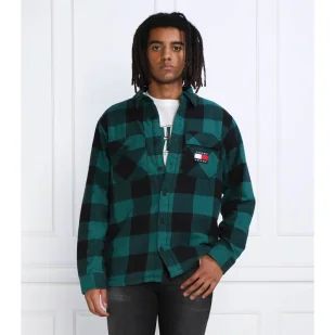 Tommy Jeans Ocieplana koszula | Oversize fit - Koszule męskie - miniaturka - grafika 1