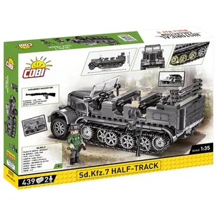 Cobi WWII SD.KFZ.7 HALF-TRACK - Klocki - miniaturka - grafika 1
