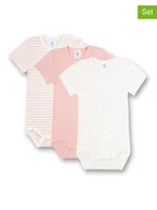 Body dla niemowląt - Sanetta Body (3 szt.) w kolorze jasnoróżowo-białym - miniaturka - grafika 1
