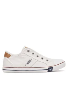 Mustang Trampki 1099-409 Biały - Trampki damskie - miniaturka - grafika 1