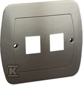 Klawisze i ramki - Simon Simon Akord Pokrywa gniazda teleinformatycznego podwójnego 2xRJ płaska satyna metalizowana PL-999a/29 PL-999a/29 - miniaturka - grafika 1