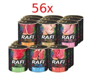 Mokra karma dla psów - DOLINA NOTECI Rafi dla psa mix smaków 56x400g - miniaturka - grafika 1