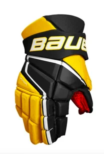 Rękawice hokejowe Bauer Vapor 3X Black/Gold Intermediate 12 cali - Hokej - miniaturka - grafika 1