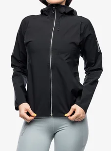 Kurtka do biegania damska Salomon Bonatti Trail Jacket - deep black - Kurtki damskie - miniaturka - grafika 1