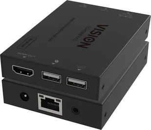 Vision HDMI-over-IP Receiver Amplituner Czarny - Kable - miniaturka - grafika 1