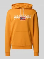Bluzy męskie - Bluza z kapturem i nadrukiem z logo model ‘AYLMER’ - miniaturka - grafika 1