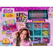 Zabawki kreatywne - Zestaw kreatywny SUN BABY Girls Creator Maszynka do robienia biżuterii J07.014.0.1 - miniaturka - grafika 1