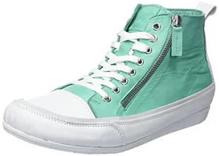 Andrea Conti botki damskie skórzane 0345910, rozmiar:40 EU, kolor:Zielony - Botki damskie - miniaturka - grafika 1